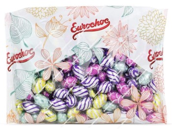 Eurochoc Huevos de Pascua de Chocolate Surtidos 1 kg