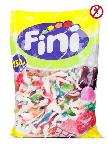 Fini Tiburones Colores Surtidos 250U