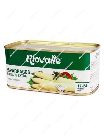 Riovalle Espárragos Blancos en Lata 17-24 uds