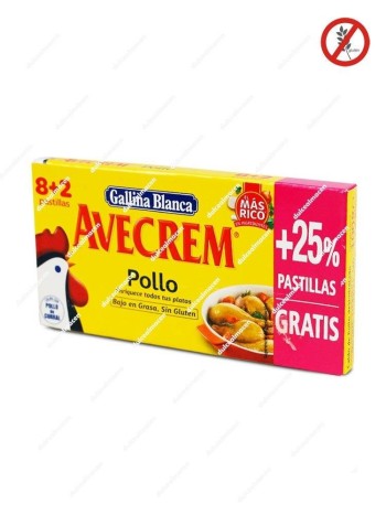 Gallina Blanca Pastillas Avecrem Pollo 8+2