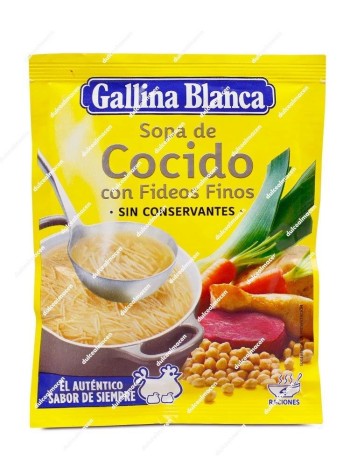 Gallina Blanca Sopa de Cocido Con Fideos Finos