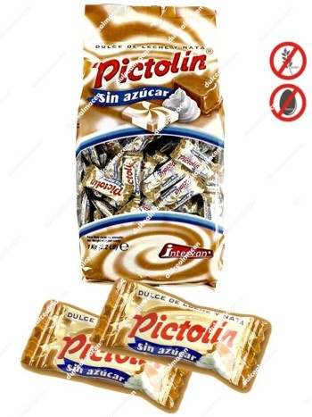 Pictolin Caramelo Toffe Y Nata Sin azúcar 1 kg