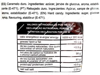 JL Caramelo Bola De Nieve 1 kg
