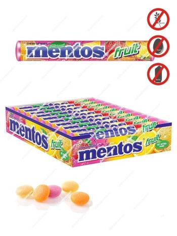 Mentos Tubo Frutas 20 uds