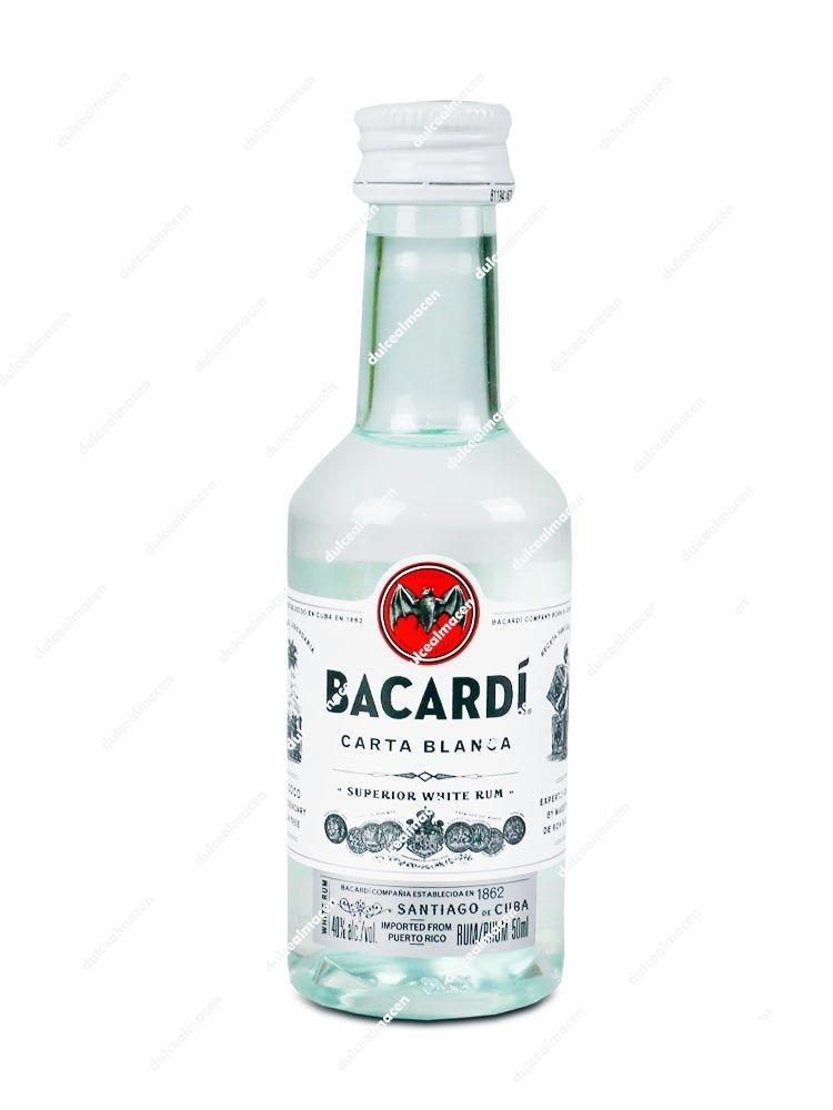 Mini Bacardi Carta Blanca Ron 50 ml