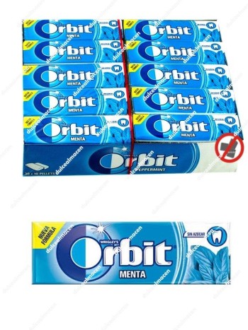 Orbit Chicles Sabor menta 30 uds