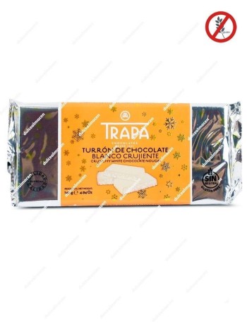 Trapa Turrón Chocolate Blanco Crujiente 140 gr