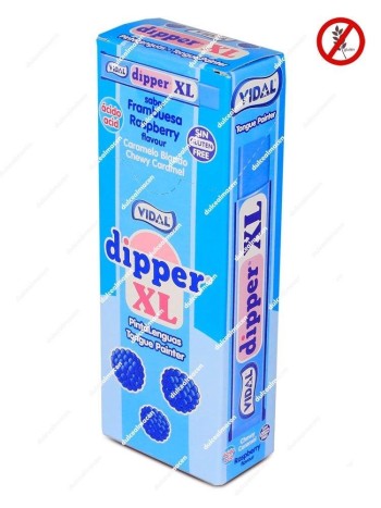 Vidal Dipper Frambuesa Cajita 15 uds