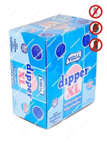 Vidal Dipper XL Frambuesa 100 uds