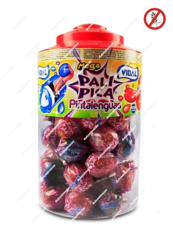 Vidal mega palipica pintalenguas 40 uds