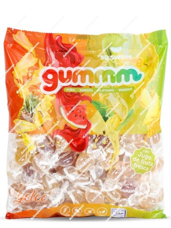 Gummm Caramelo Blando Frutas Surtidas 1 kg
