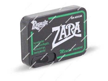 Zara Pastillas de Regaliz Sabor Menta Sin Azúcar 12 uds