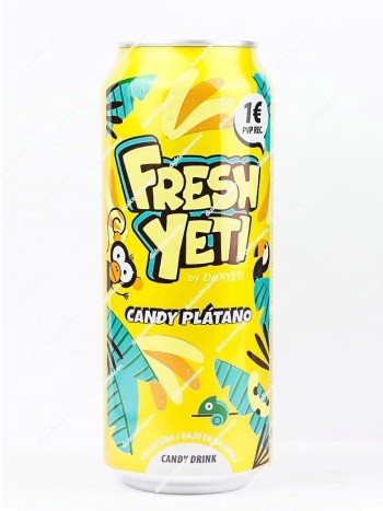 FreshYeti Candy Plátano 500 ml