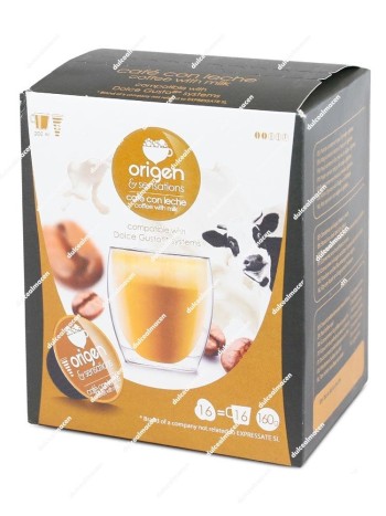 Origen Café Con Leche 16 ud