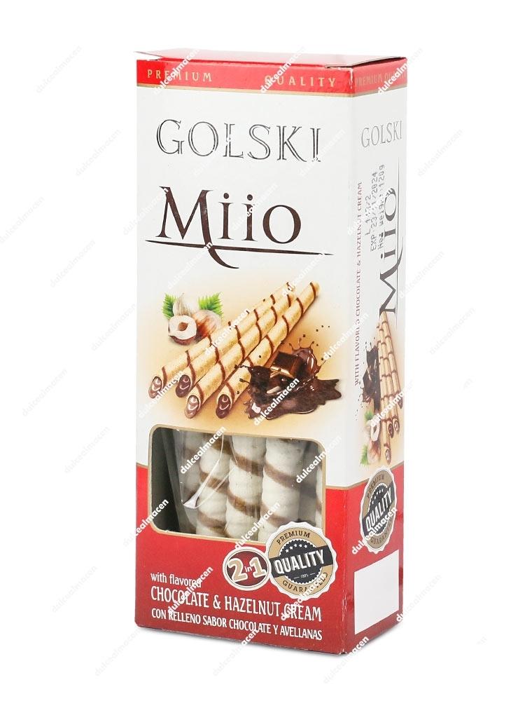 Golski Miio Barquillos Rellenos Chocolate y Avellana 120 gr
