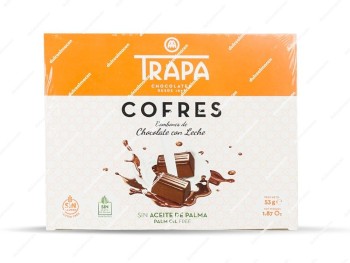 Trapa Cajita Bombones Cofres Chocolate con Leche 53 gr