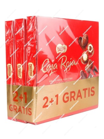 Nestle Caja Roja Bombones Pack 2+1 Gratis