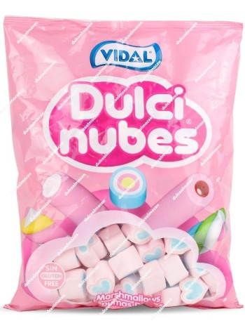 Vidal Nubes Corazones Tricolor 125 uds