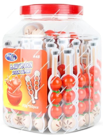 Profisa Brochetas Fresas Gummy 50 uds