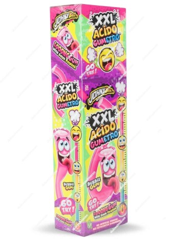 Johny Bee XXL Gumetro Chicle Ácido 24 uds