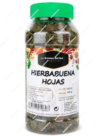 Aromas del Sur Hierbabuenas Hojas 40 gr