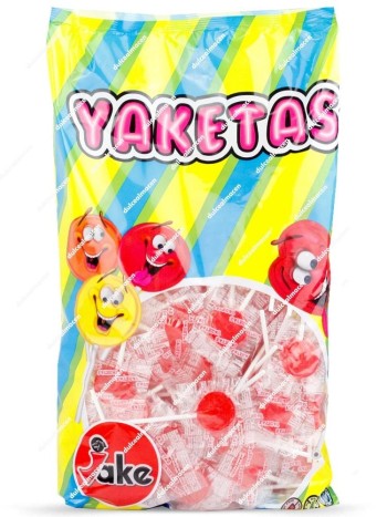 Jake Yaketas Piruleta Roja 150 uds