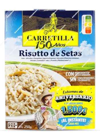 Carretilla Risotto de Setas 250 gr