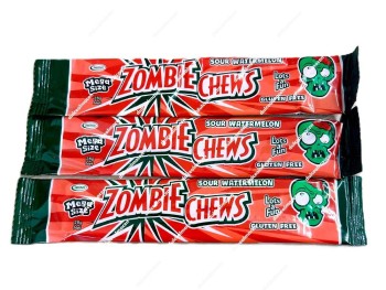Profisa Zombie Chews Chicle Ácido Sandía 24 uds