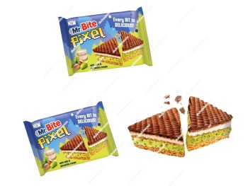 Mr.Bite Pixel Chocolate Pistacho 24 uds
