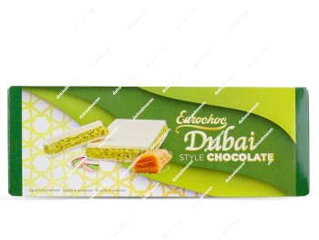 Eurochoc Chocolate Blanco Estilo Dubai 100gr