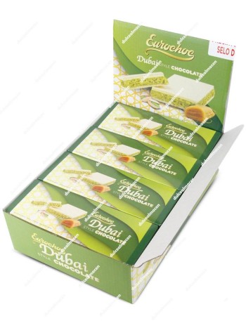 Eurochoc Chocolate Blanco Estilo Dubai 100gr