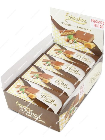 Eurochoc Chocolate con Avellanas Estilo Dubai 100gr