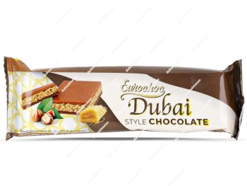 Eurochoc Chocolate con Avellanas Estilo Dubai 24 uds