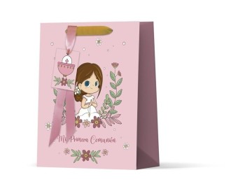 Mi primera comunión bolsa de papel niña