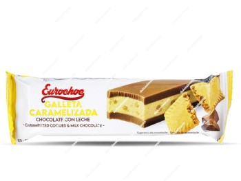 Eurochoc Barritas Chocolate con Galleta Caramelizada 24 uds