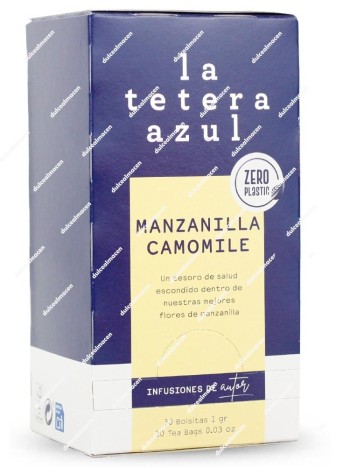 La Tetera Azul Manzanilla Camomile 30 uds