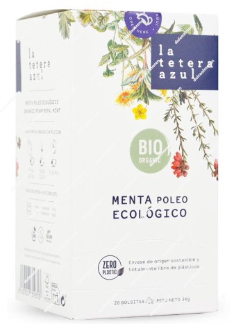 La Tetera Azul Menta Poleo Ecológico 20 uds