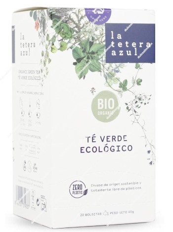 La Tetera Azul Té Verde Ecológico 20 uds
