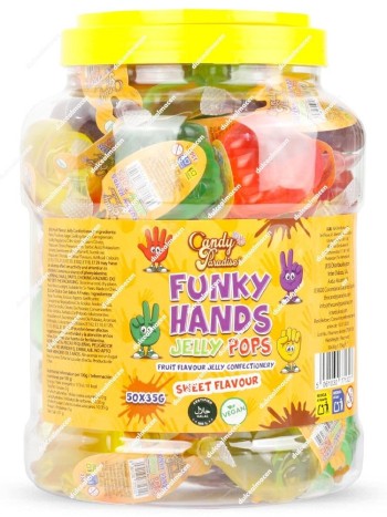 Candy Paradise Funky Hands Jelly 50 uds