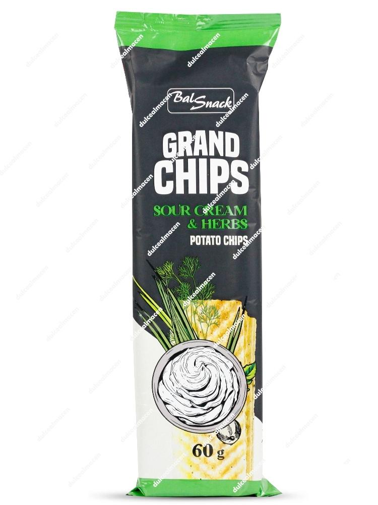 BalSnack Grand Chips Sour Cream & Herbs 60 gr