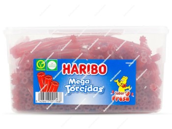 Haribo Mega Torcidas Fresa 200 uds