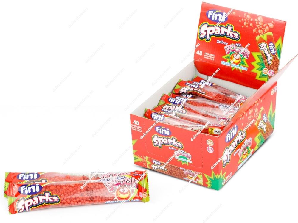 Fini Sparks Fresa Ácida 48 uds