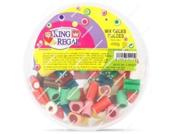 King Regal Tarro Mix Geles Dulces 450 gr