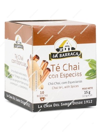 Barraca Infusiones Té Chai Con Especias 10 uds
