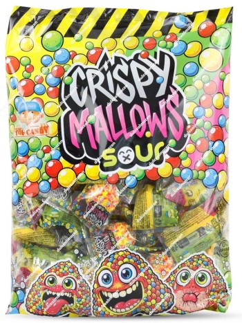 Top Candy Crispy Sour Mallow Envueltas 770 gr
