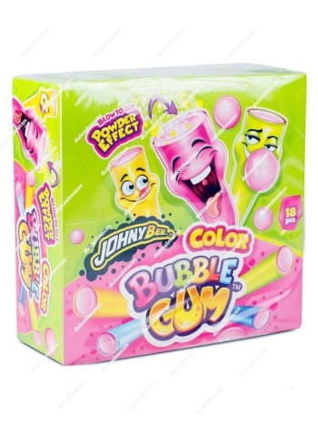 Bee color bubble gum 18 uds