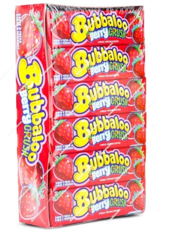 Bubbaloo Stick Fresa 18 uds
