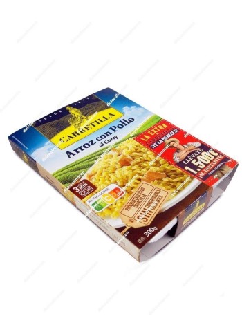 Carretilla Arroz Con Pollo al Curry 300 gr