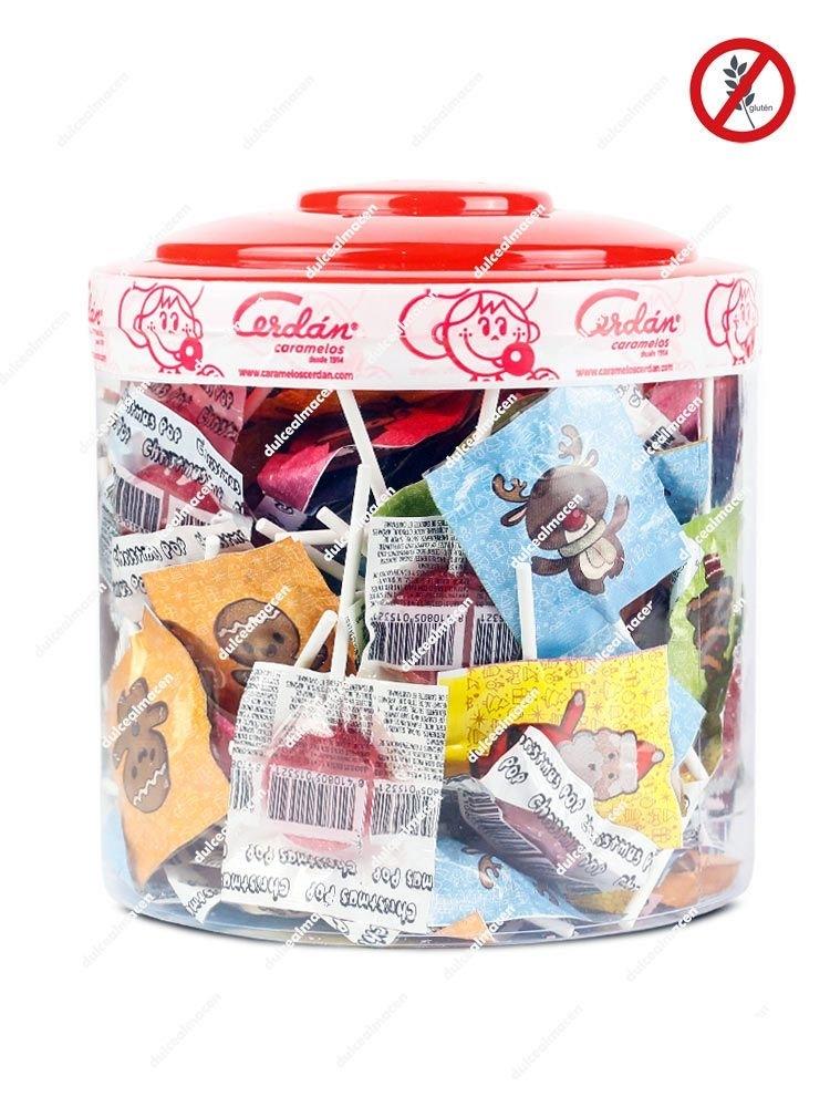 Cerdan Christmas Pop Piruletas Navidad 125 uds