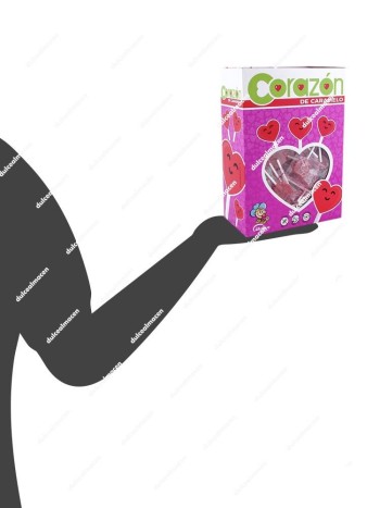 Cerdán Piruleta Corazón Cereza 200 uds
